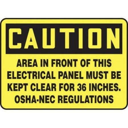Accuform OSHA DANGER SAFETY SIGN HAZARDOUS MCHG030XL MCHG030XL